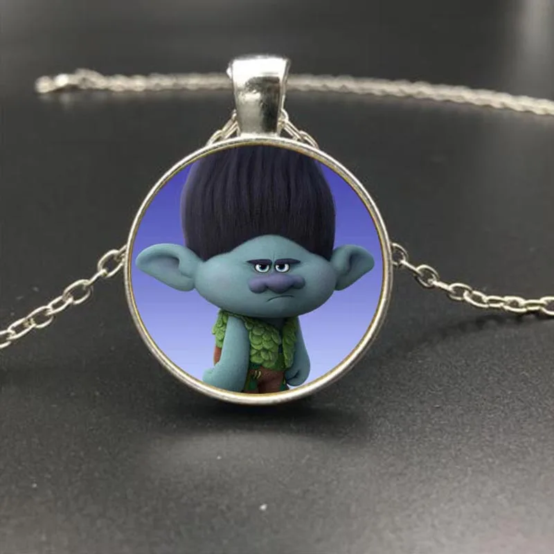 Wholesale 12pcs/Lot New Arrive Cute Fairy Trolls Cartoon Jewelry Necklace Best Christmas Gift For Child Factory Sale Directly | Украшения и
