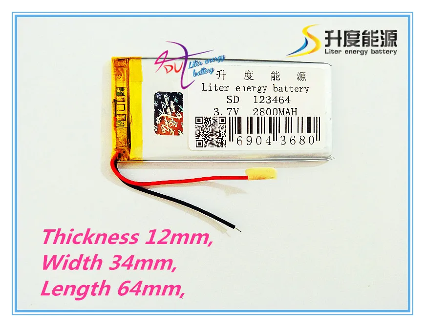 Лучшая батарея бренда бесплатная доставка 3 7 в планшетный аккумулятор 2800 мАч