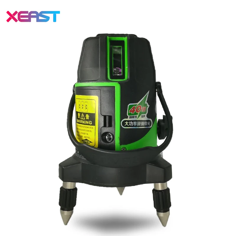 XEAST XE 20A новинка 5 лазерных линий 6 точек 360 градусов вращающийся 635нм