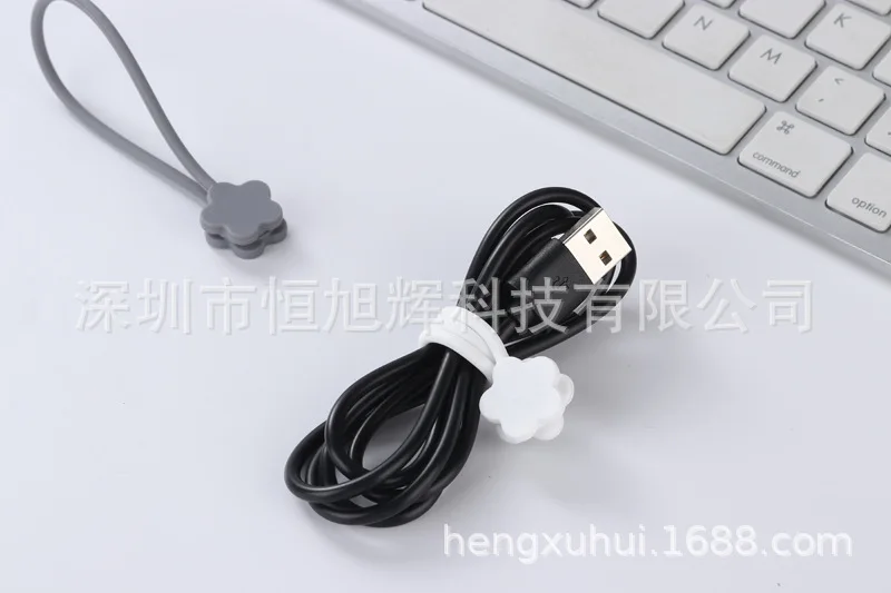 Магнитный держатель для кабеля силиконовый кабеля|Органайзеры кабеля| |