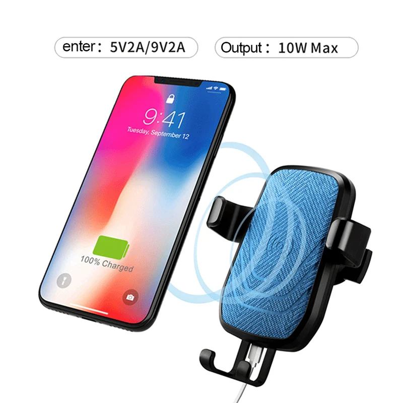 ! ACCEZZ 2 в 1 быстрая Беспроводная зарядка 10 Вт для iPhone X 7 8 Plus samsung S7 S8 S9 sony Z3V ZAV