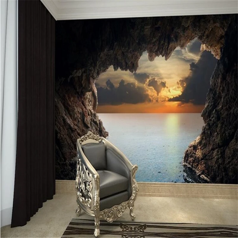 Обои beibehang 3D стереоскопические фотообои для гостиной спальни фона телевизора