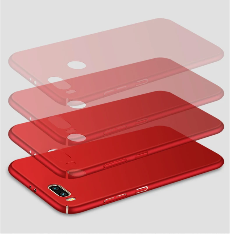 Цветной матовый жесткий пластиковый чехол для телефона Xiaomi Redmi 4X 4A Mi 6 5X A1 5C Max Mix 2