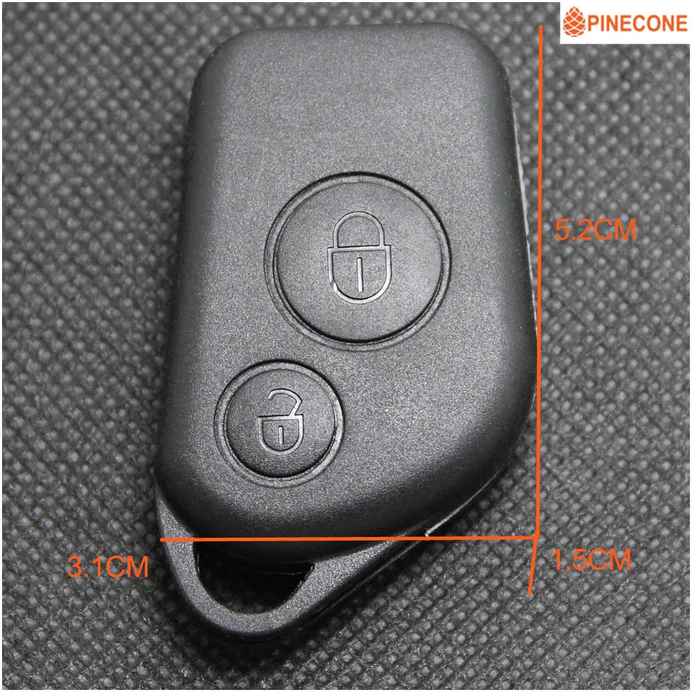 PINECONE для ключа корпуса PEUGEOT 306 307 406 CITROEN BERLINGO SAXO Пикассо XSARA Автомобильный ключ