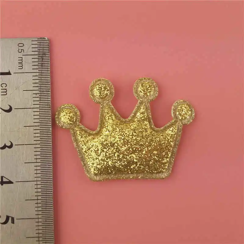 24 шт. в форме короны блестящие кавайные аппликации для повязки на голову мягкие аппликации для одежды Швейные принадлежности "сделай сам" Ремесло Украшение