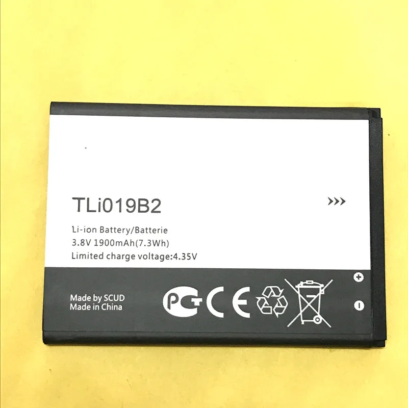 Аккумулятор 1900 мАч для ALCATEL one touch POP C7 OT 7041 7041D CAB1900003C2/TLI019B1/TLi019B2 батареи + трек
