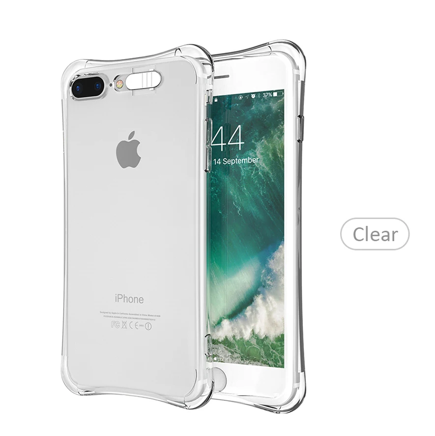 Sexy Kisscase Sexy светящиеся Smart LED Вспышка чехол для iPhone 5 5S SE 6 6S 7 8 анти стук жесткий Пластик чехол телефона для 6 6S 7 8 Plus Coque LED чехол на айфон 5s 5 SE чехол на айфон 6s 6 Plus 7 8 Plus - Цвет: Clear
