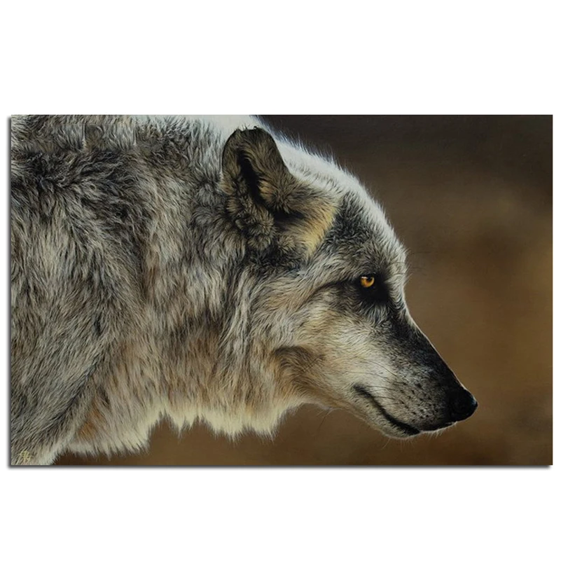 2016 настоящая рекламная корзина бриллианты вышивка кристаллами волк рукоделие