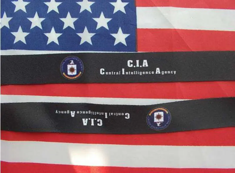 Нам Отдел Центрального разведывательного CIA ID держатель для карт шеи Чиан Strap