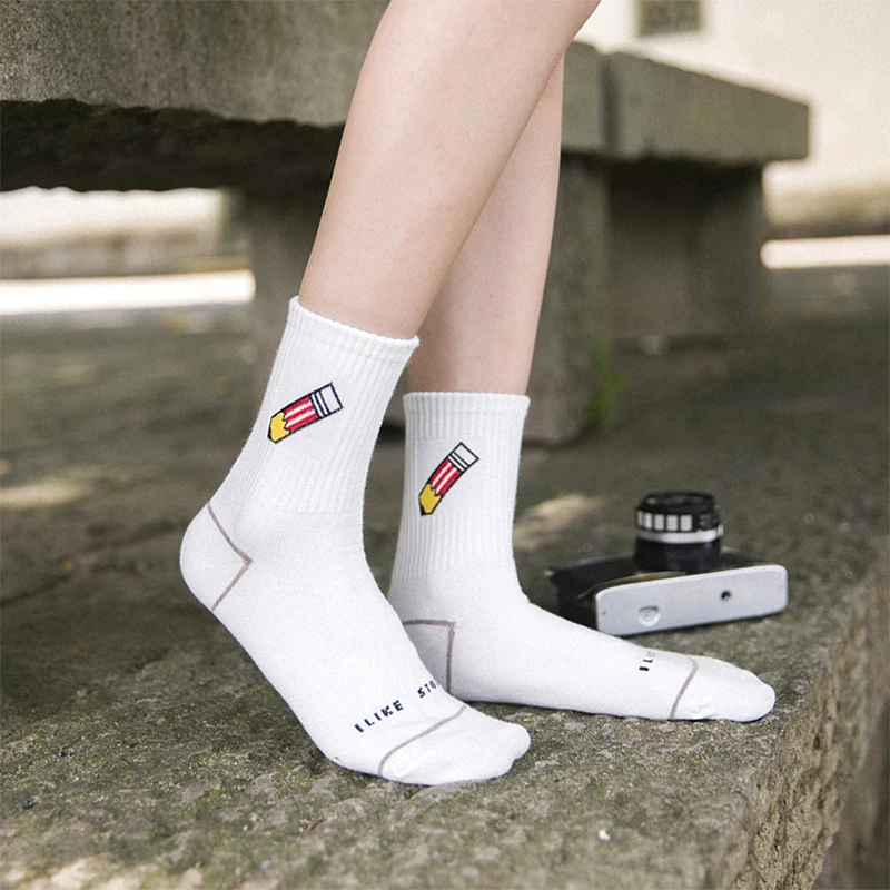 Популярные забавные носки с милым динозавром из мультфильма Повседневные