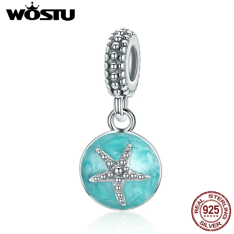 Женские Подвески-бусины в виде морской звезды из серебра 925 пробы | Украшения и