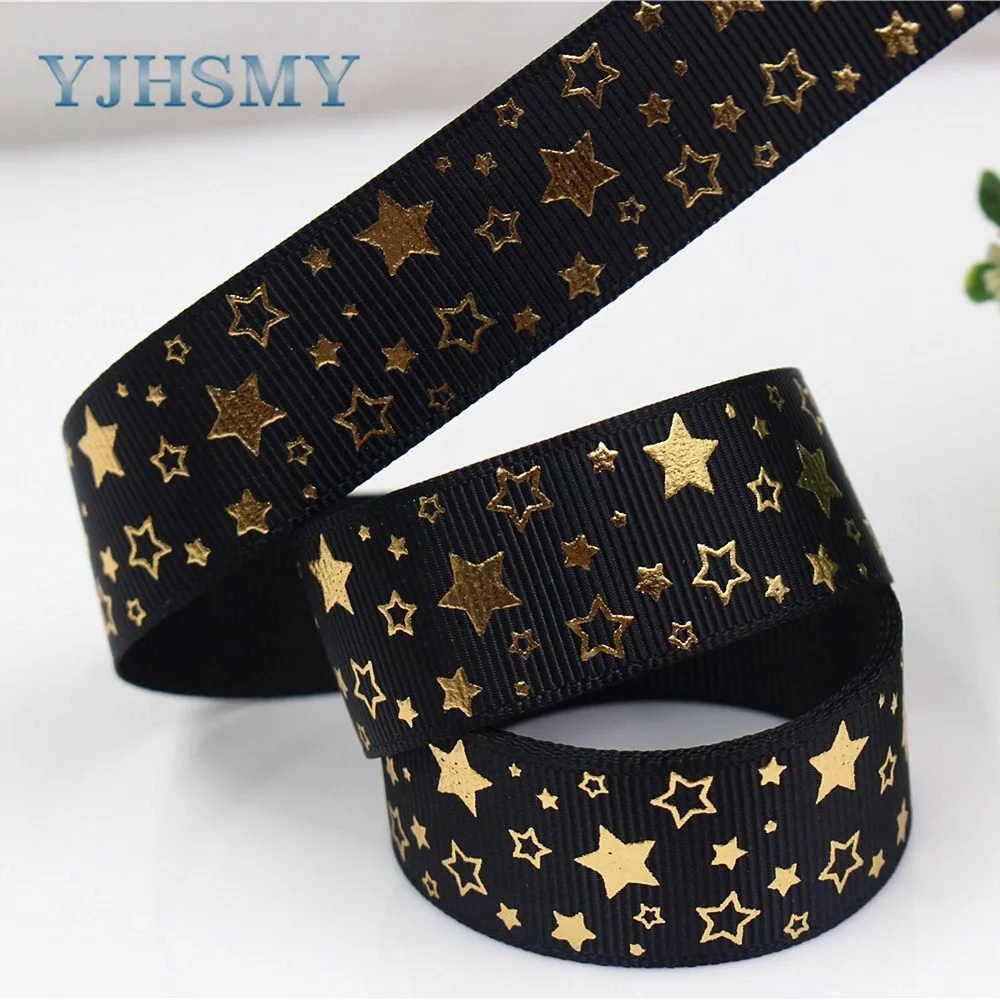 YJHSMY G-18525-280 10 ярдов 22 мм горячее тиснение ленты термопечать grosgrain Свадебные