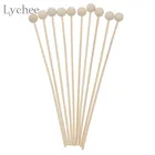 Палочки из ротанга Lychee Life, 10 шт., деревянные палочки для аромадиффузора, ароматерапии, украшения для дома