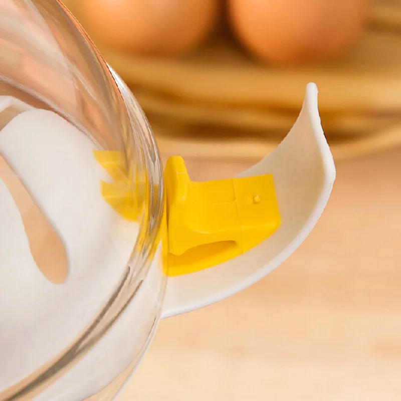 Яичный желток Белый делитель сепаратор фильтр с силиконовый держатель пряжки