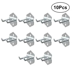 Крючок OUNONA, прочный многофункциональный стальной инструмент с двойным наклоном, 50 мм, 10 шт.