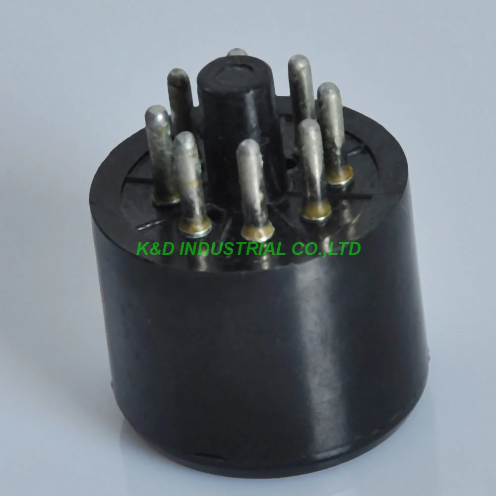 2 шт 8Pin Noval вакуумный бакелитовый пробоотборник разъем тестирования 6L6 6V6 6SN7 EL34 KT88 6550 ламповый усилитель части