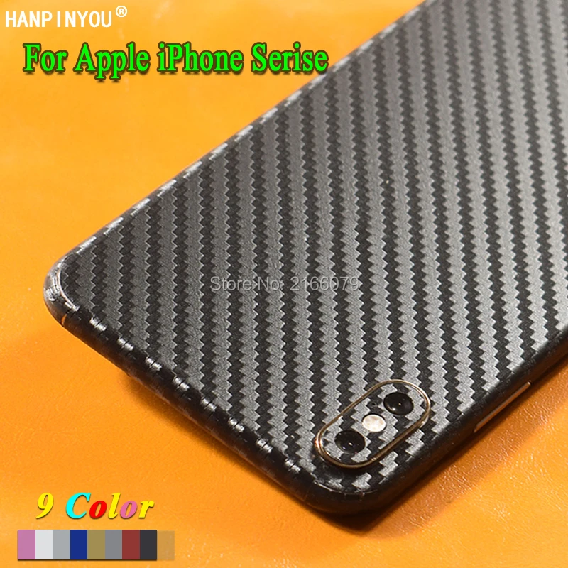 Для Apple iPhone X Xs Max 8 7 6S 6 5S SE Plus задняя обложка наклейка 3D защитная пленка из