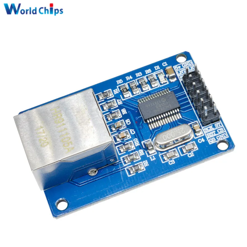 ENC28J60 LAN Ethernet сетевой модуль 25 МГц для Arduino Crystal AVR 51 LPC STM32 3 V|module board|module ethernetarduino ethernet