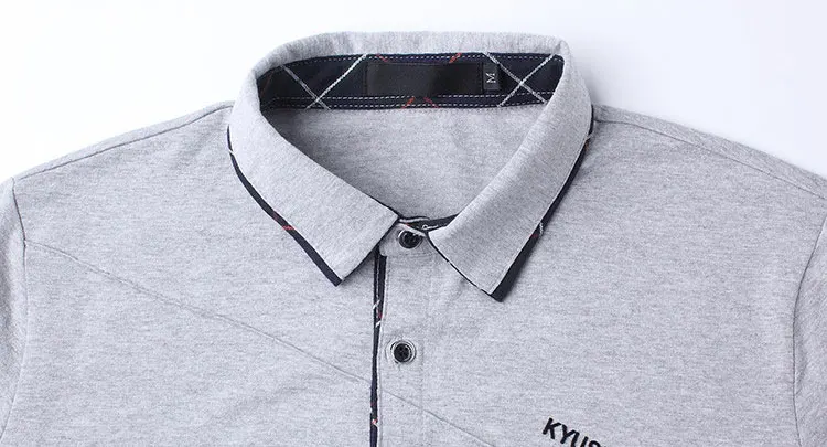Новинка, мужские рубашки поло, короткий рукав, 4XL, 5XL, летние, мужские, одноцветные, хлопок, тонкие, толстые, повседневные, с отворотом, поло, Мужская брендовая одежда, футболки HY709