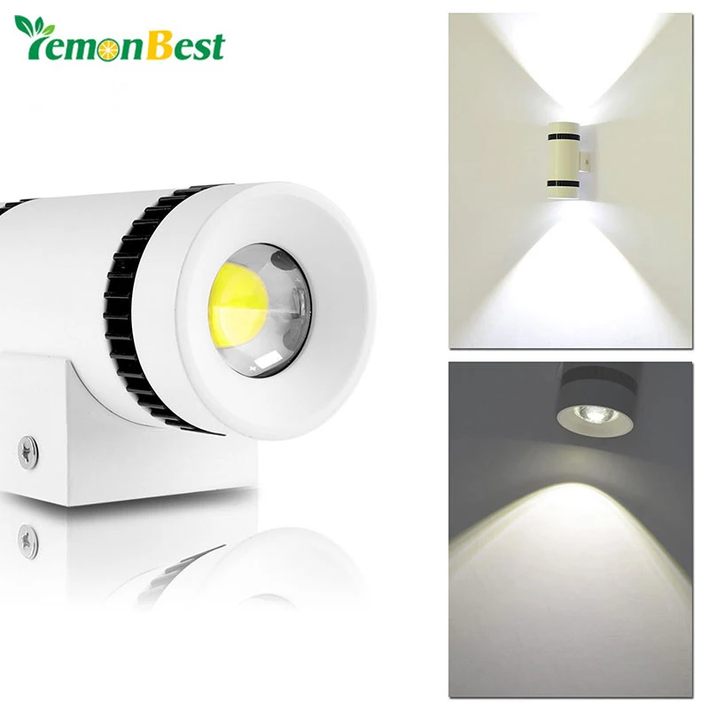 Мини двойной головкой COB 6W LED настенный светильник современные декорации в