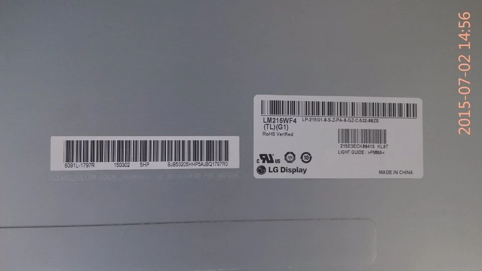 Новый оригинальный LM215WF4 TLG2 TL G1 G2 TLG1 TLH1 21 5 дюймовый дисплей Экран модули