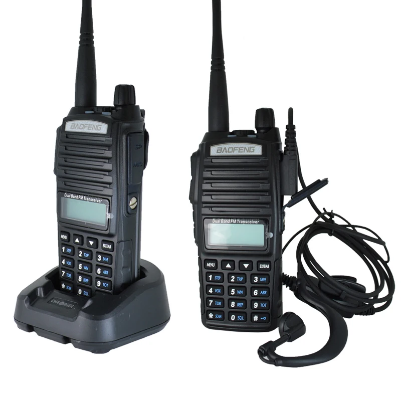 Baofeng UV 82 8 Вт портативный двухканальные рации 10 км vhf/uhf 136 174 и 400 520 МГц Любительское