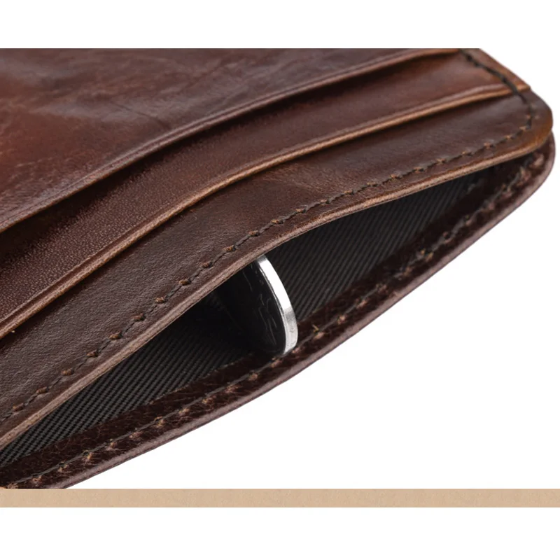 New Retro PU Leather Bank Card Passport bag Mini Wallet Men Business ID Credit Holder Cards Pack Cash Pocket C139 | Багаж и сумки
