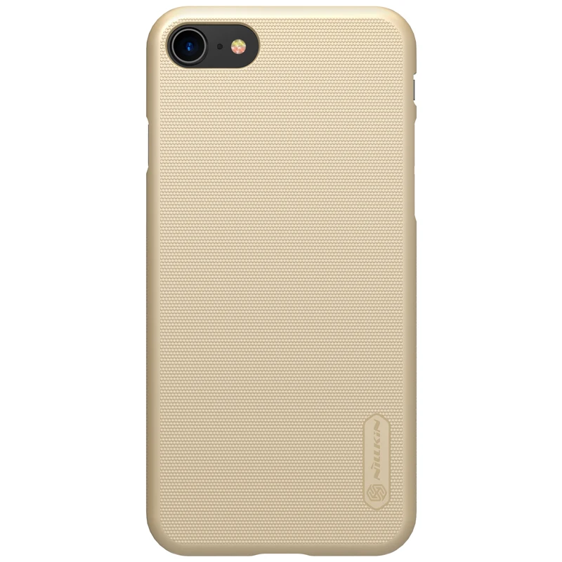 Nillkin чехол для iPhone 8 Plus iPhone8 матовый Защитный PC Harc задняя крышка для iPhone 8 чехол - Цвет: Золотой