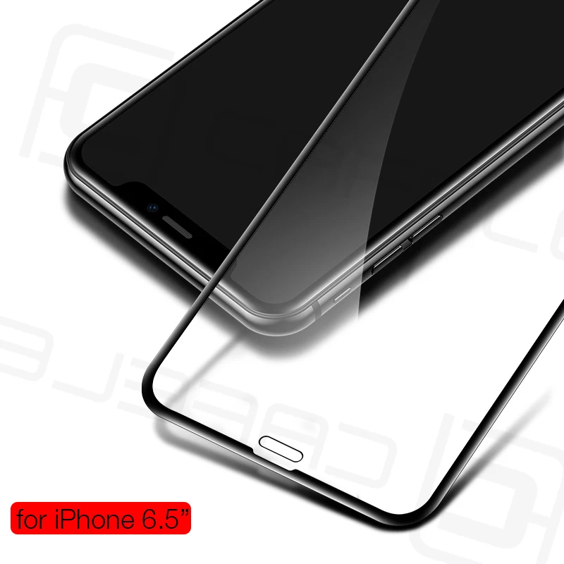 Cafele Закаленное стекло протектор экрана для iPhone XR/XS MAX полное покрытие 9H твердость HD - Цвет: for iPhone Xs Max