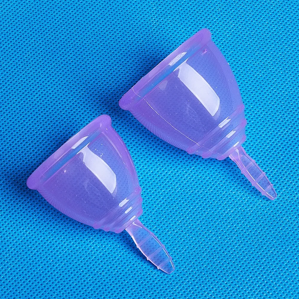 (S + L) 2 шт Мягкий Selene Менструальный стаканчик многоразовый 100% й медицинский