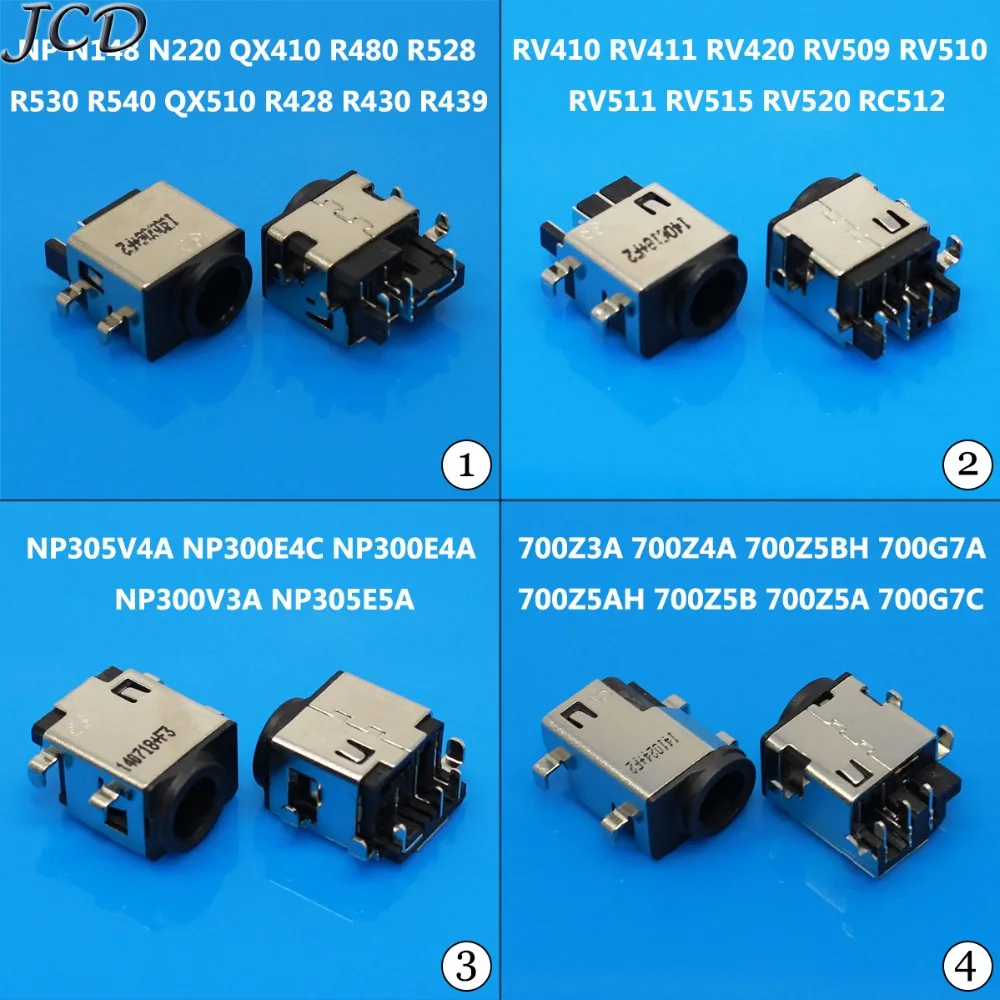 JCD 10 шт. разъем постоянного тока для Samsung RC510 RV410 RV411 RV420 NP300 305V4A N148 NP700G питания