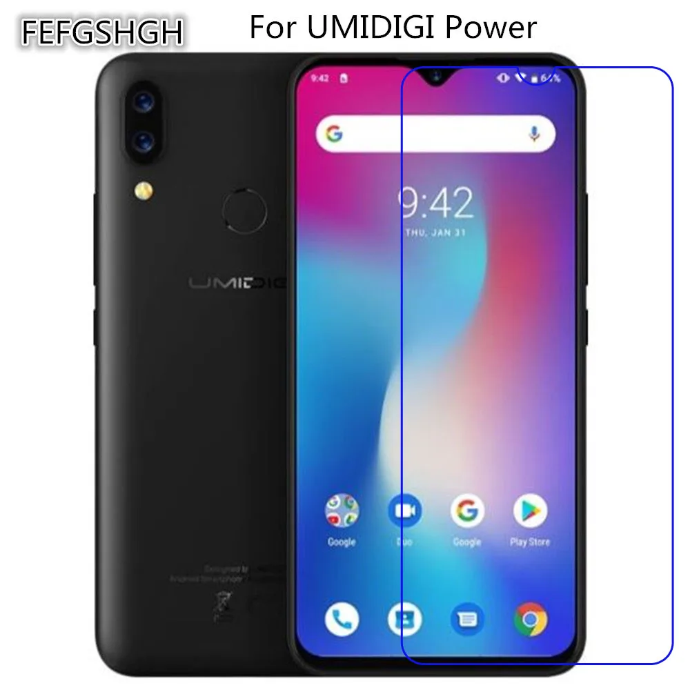 2 шт. закаленное стекло для UMIDIGI Power Защитная пленка экрана Взрывозащищенная |