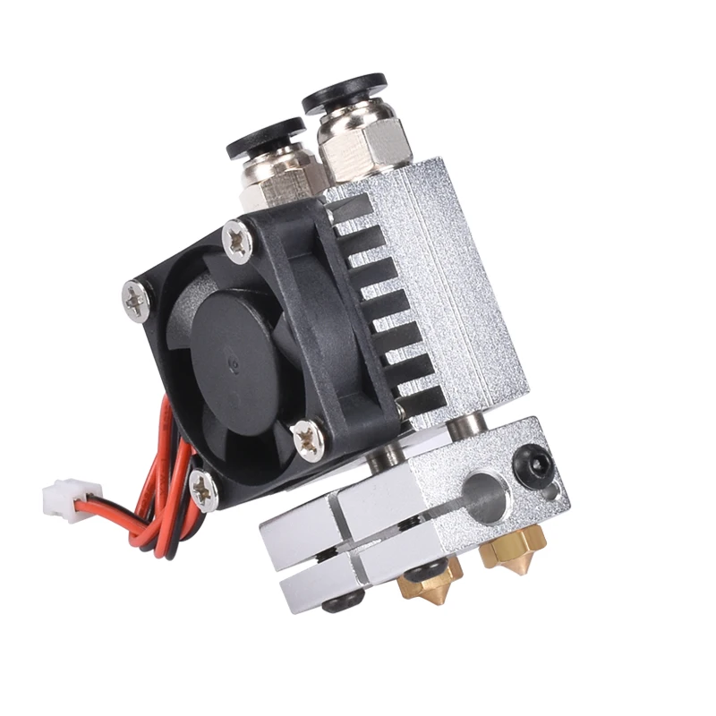 Двойной Экструдер 3D Chimera Hotend Kit 2 в выхода с двойной головкой вентилятором