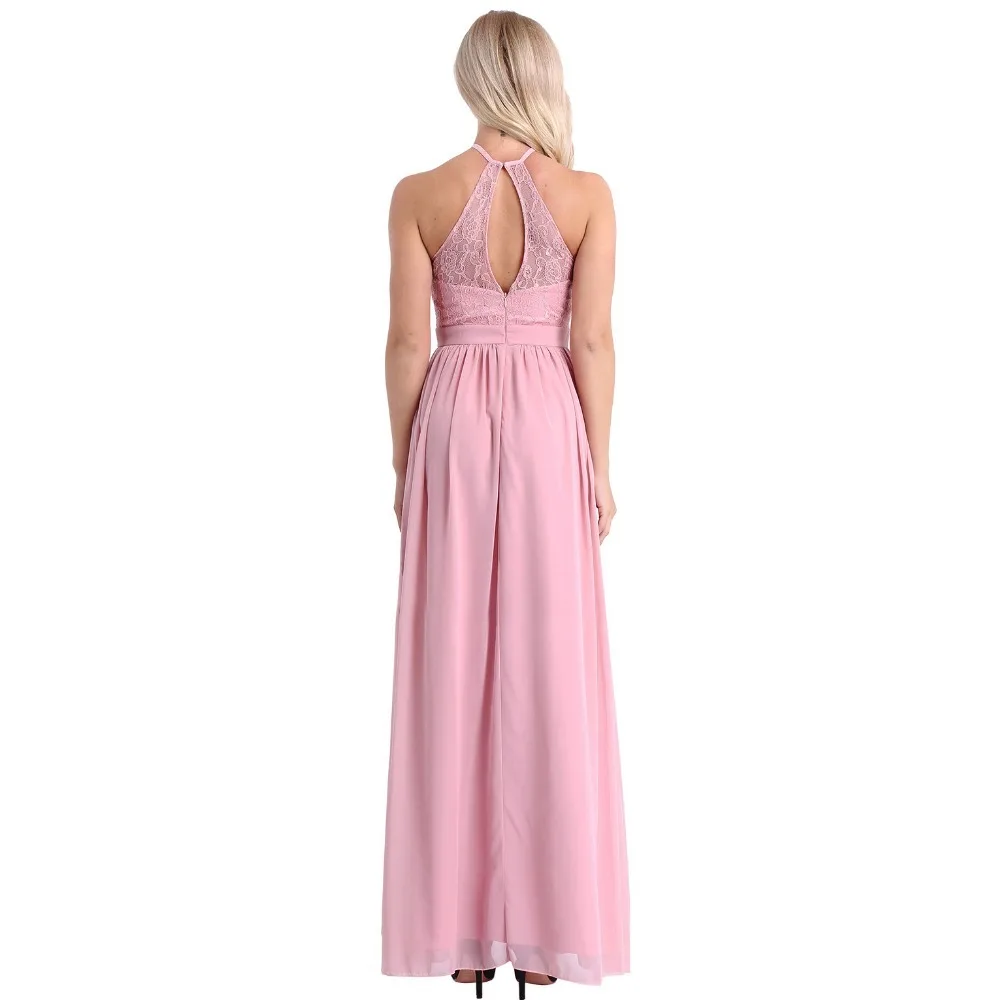 Женское шифоновое платье без рукавов с лямкой на шее|chiffon dress|dresses ladiesgown dress |