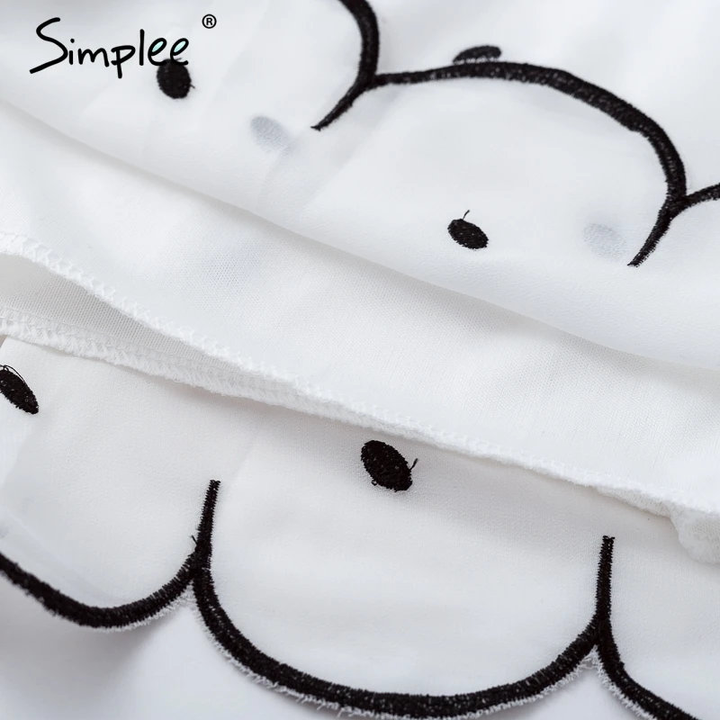 Simplee горошек шифоновый с открытыми плечами комбинезон женский рюшами резинкой в