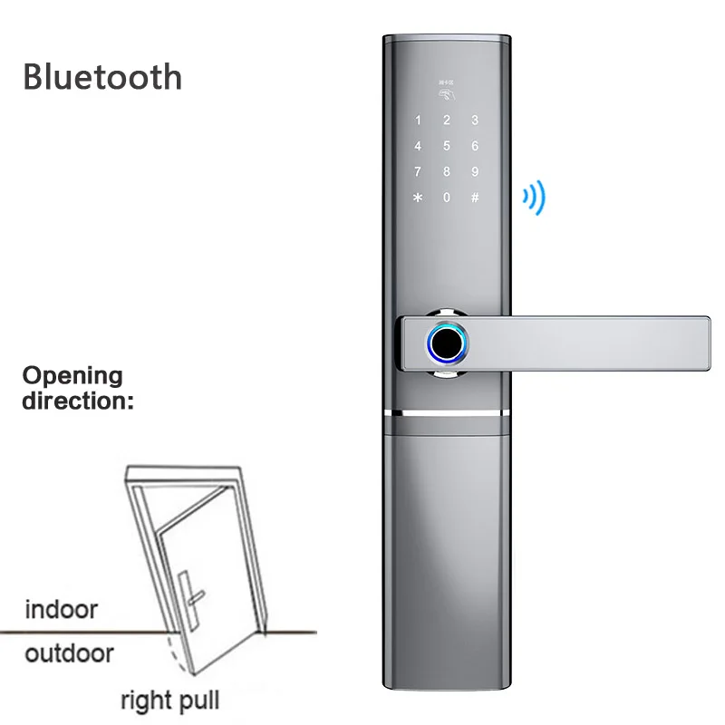 bluetooth Приложение Bluetooth Wifi шлюз дверной замок отпечаток пальца умный замок Пароль IC карты замки противоугонные внутренние электронные замки D8 - Цвет: bluetooth