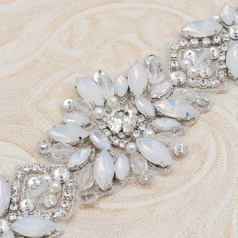 YANSTAR (10 шт.) оптовая продажа стразы с аппликацией аксессуары пришитые на свадебные