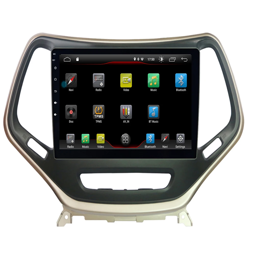 Автомобильный Android 9,1 плеер мультимедиа для Jeep Cherokee KL~-Радио Стерео gps карта Nav Navi(без CD DVD) 10," HD экран