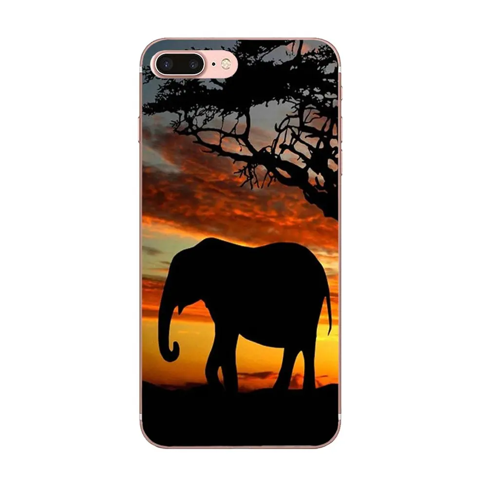 Мягкие чехлы для мобильных телефонов из ТПУ милый индийский слон Apple iPhone 4 4S 5 5C 5S SE