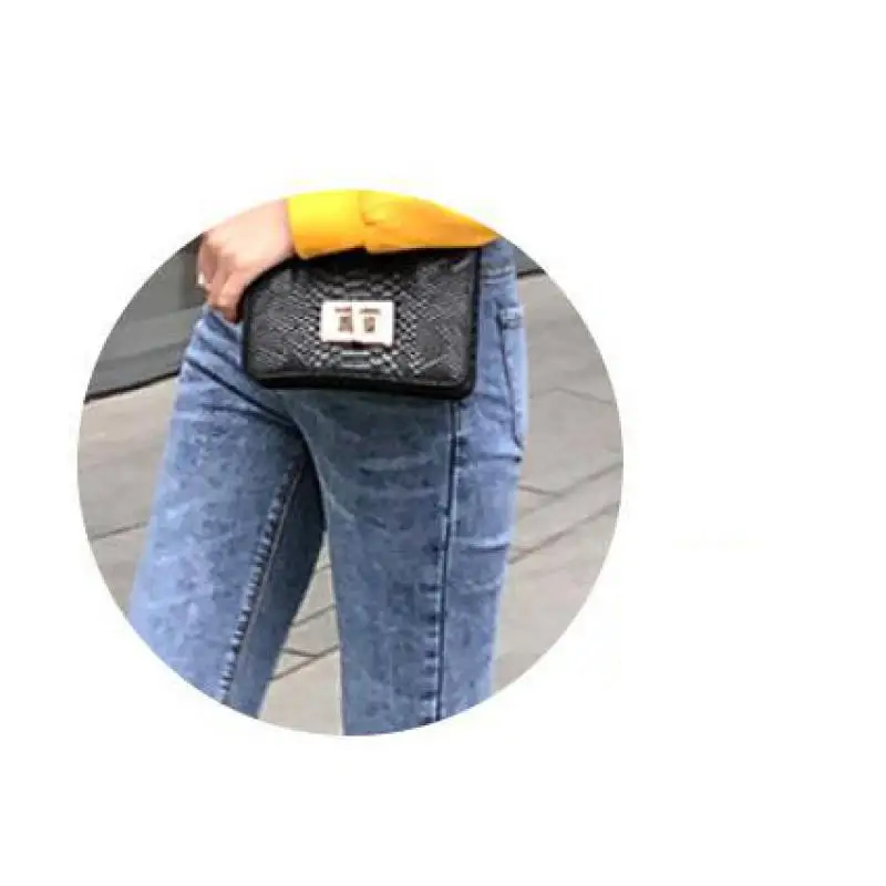 

Ankle Length Ripped Jeans Pants Women 2019 High Waist Stretch Pencil Pants Femme Jeans Skinny Hole Capri Pants Femme Pantalon