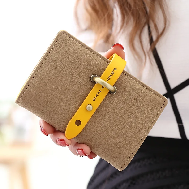 Женский винтажный держатель для кредитных карт из матовой искусственной кожи 20