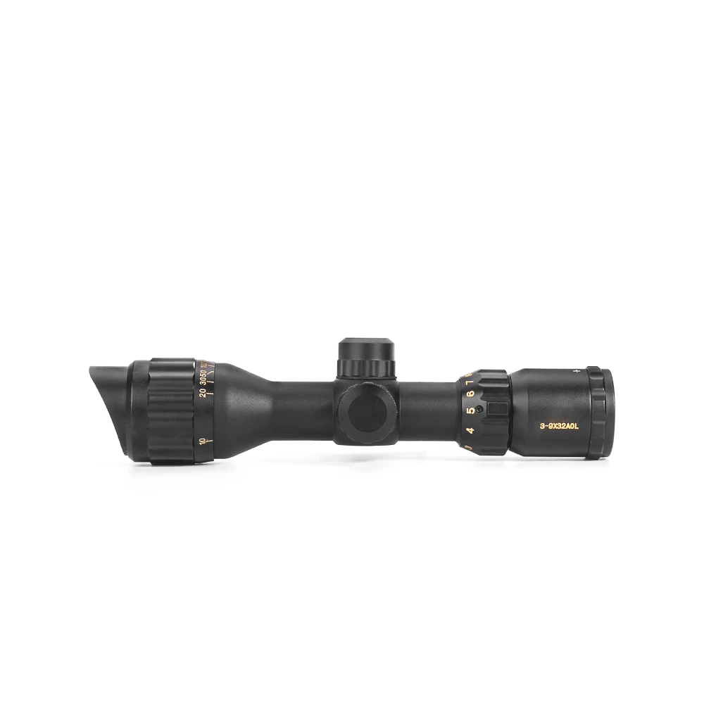 Охотничья оптика Riflescope 3-9x32 AOL красный зеленый Mil точка с подсветкой сетка угловой интегральный Зонт тактический прицел для ружья