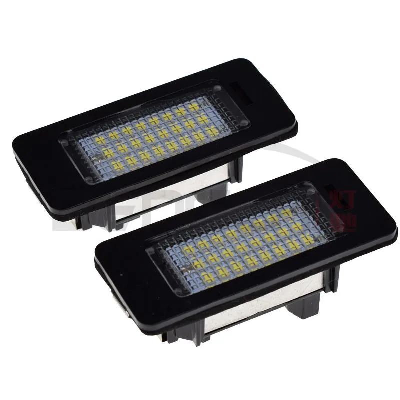 Светодиодсветодиодный лампы для номерного знака 24 светодиодный Ода 3528 SMD 6000K