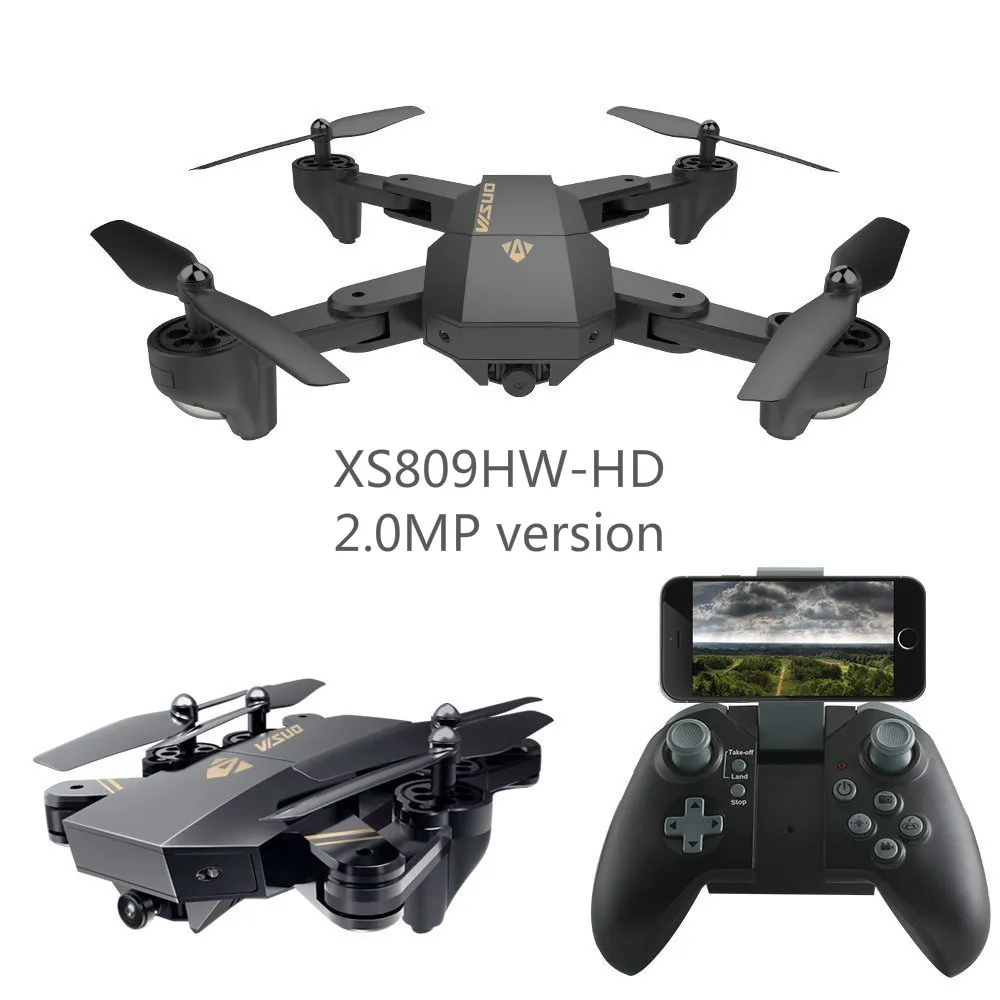 Квадрокоптер EBOYU(TM) складной с дистанционным управлением Wi-Fi 720P HD 2-мегапиксельная