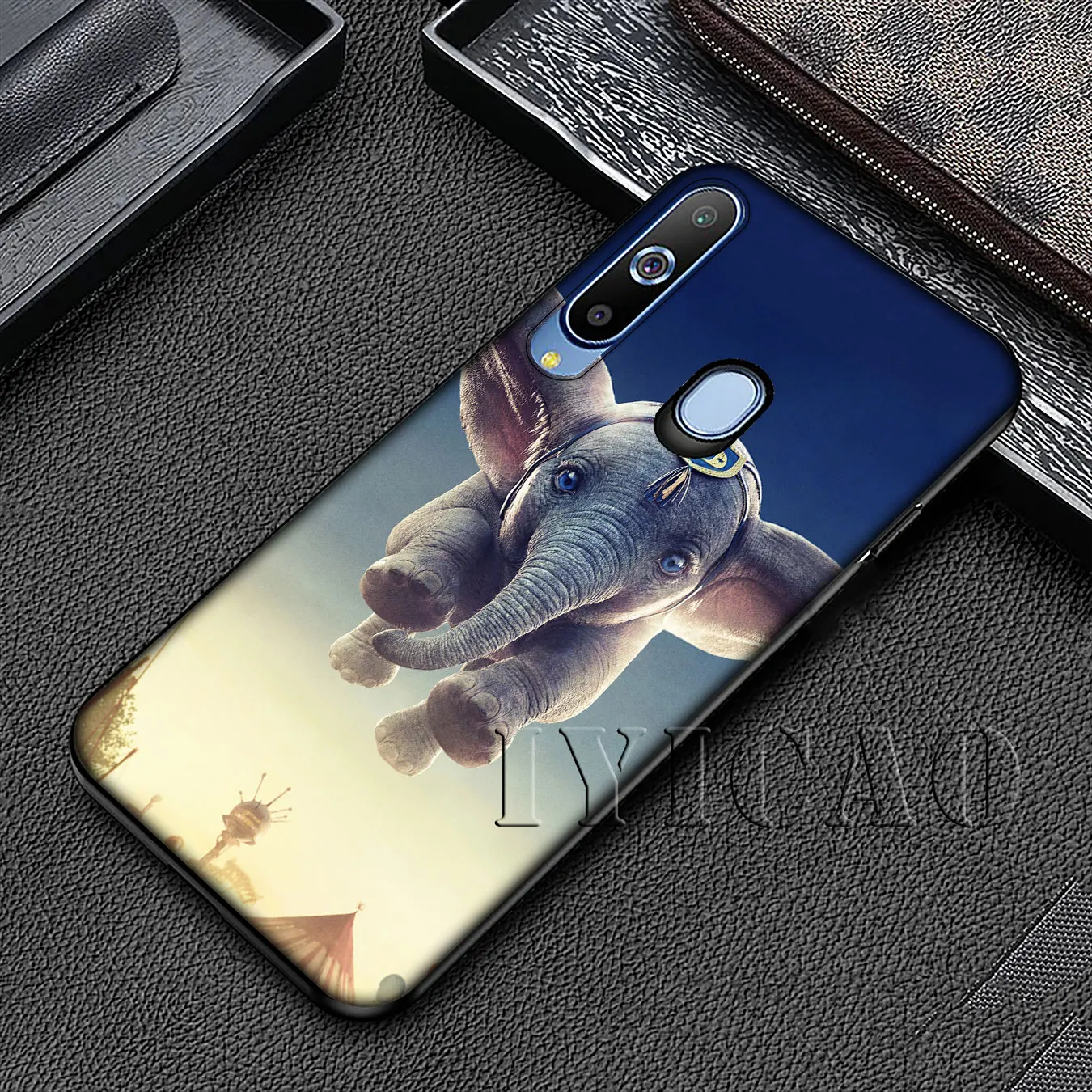 IYICAO Dumbo Слон Мягкий силиконовый чехол для Samsung Galaxy A70 A60 A50 A40 A30 A20 A10 A50S A40S A30S A20E A10S