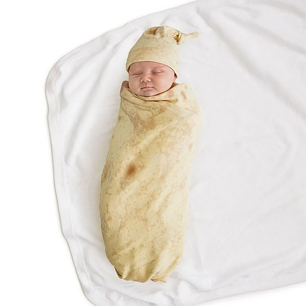 Забавное детское одеяло Tortilla мягкий хлопковый Конверт для новорожденных