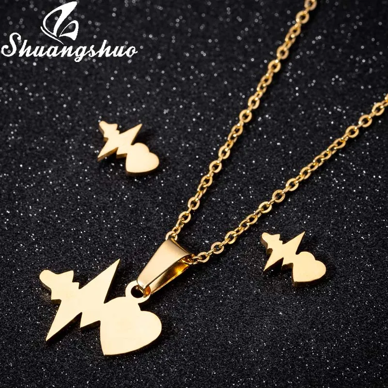Gold Shuangshuo, ожерелье с кулоном в виде кошки, для женщин, нержавеющая сталь, длинная цепочка, ожерелье, выдалбливают, животное, колье, колье, Женские Ювелирные изделия - Окраска металла: Gold