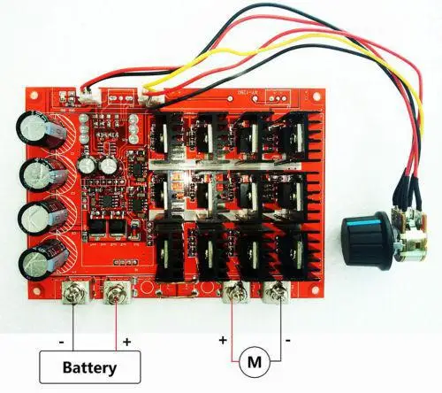 10 50V 60A DC мотор контроль скорости ШИМ HHO RC контрольный Лер 12V 24V 48V 3000W MAX (красная