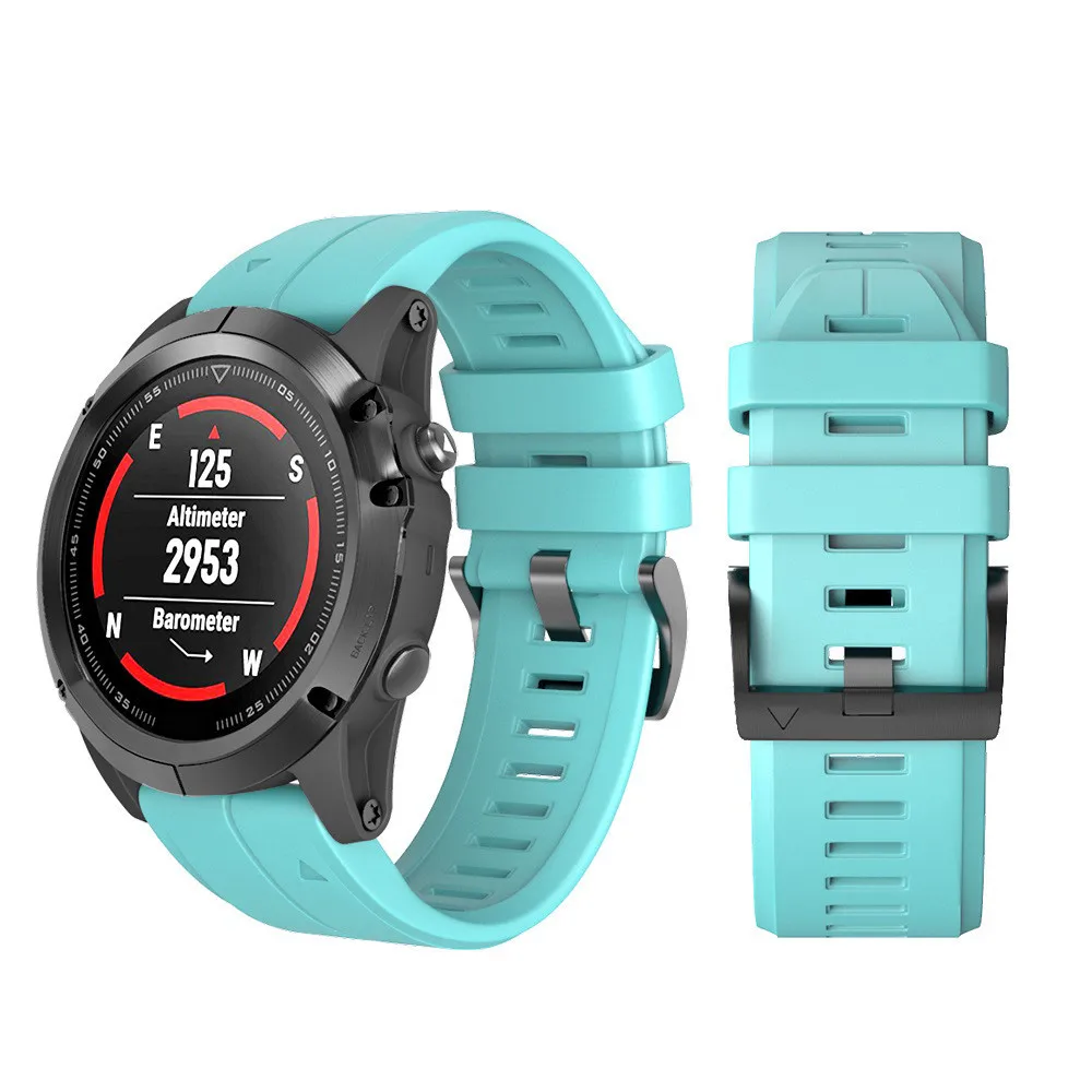 Силиконовый ремешок для Garmin Fenix 5X, ремешок для часов, силиконовый, быстросъемный, легко подходит, Wirstband, сменные полосы, Прямая поставка 0116#2