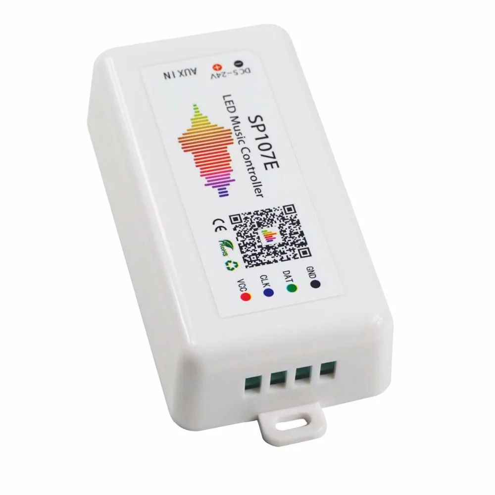 SP107E пикселей IC SPI для ответа на звонки и прослушивания музыки контроллер WIFI RGB WS2812